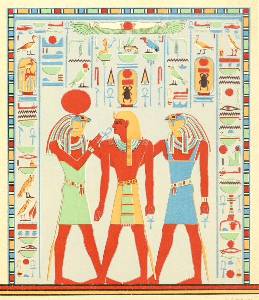 Temple DAmada 1926 Antichambre paroi sud Canvas Art - Unknown (18 x 24)