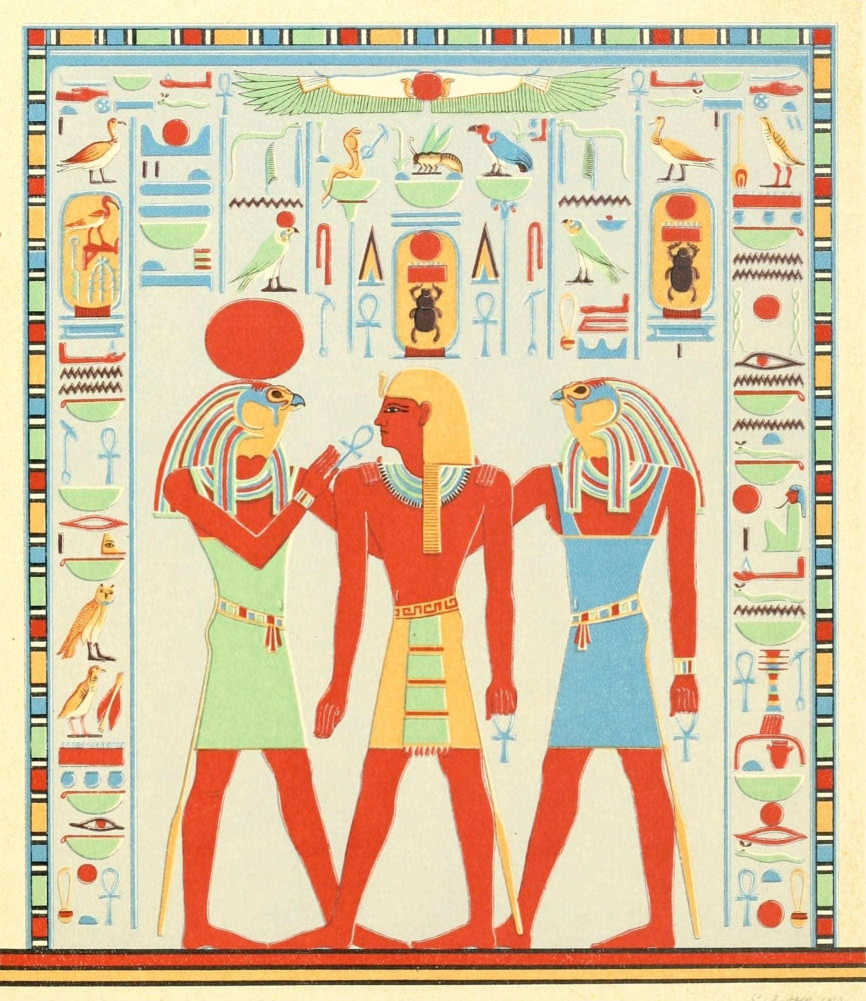 Temple DAmada 1926 Antichambre paroi sud Canvas Art - Unknown (24 x 36)