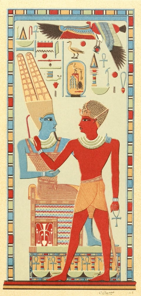 Temple DAmada 1926 Antichambre section de gauche paroi est Canvas Art - Unknown (24 x 36)