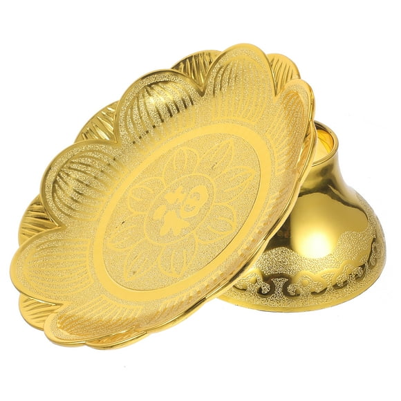 Temple Fruit Bowl Fruit Offering Plate Buddhist Worship Accessory Home Decoration