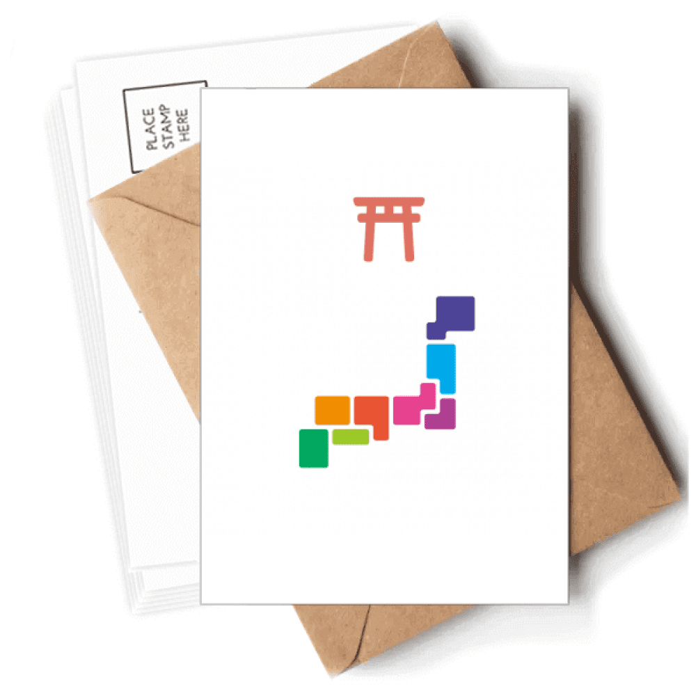 Temple Japanese Traditional  Tokyo Postcards Envelopes Blank Note Cards Mailing