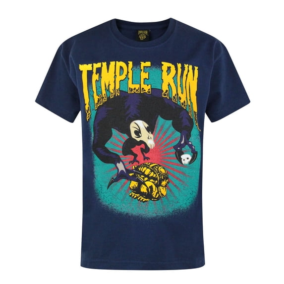 Temple Run Boys Blue Short Sleeved T-Shirt