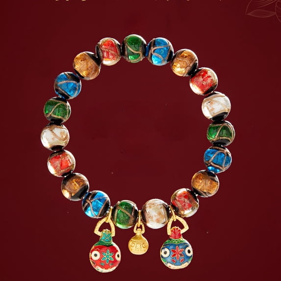 Temple Style Incense Ash Glaze Bead Bracelet with Pixiu Wealth Beast Charm Men Women Buddhist Jewelry for Good Luck