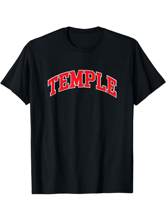 Temple TX Red Vintage for Men or Women T-Shirt, Unisex T-Shirt