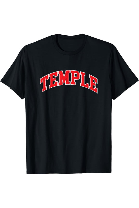 Temple TX Red Vintage for Men or Women T-Shirt, Unisex T-Shirt
