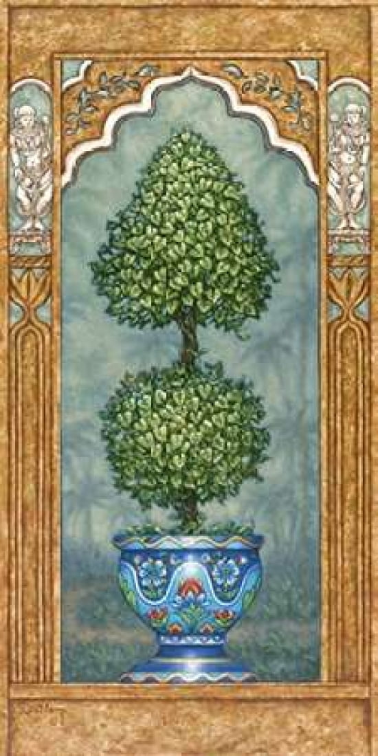 Temple Topiary l Canvas Art - Janet Kruskamp (24 x 48)