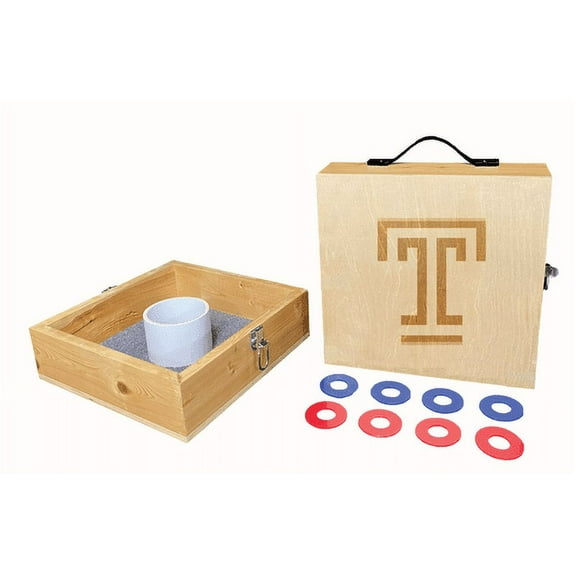 Temple University Engraved Square Washer Toss Set