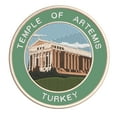thumbnail image 1 of Temple of Artemis, Turkey 3.5 Inch Iron Or Sew On Embroidered Fabric Badge Patch Wonders of the World Iconic Series, 1 of 2