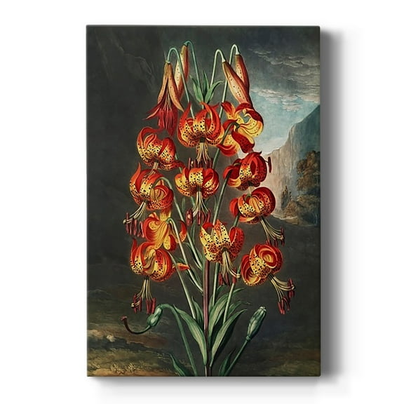 Temple of Flora III Premium Gallery Wrapped Canvas - Ready to Hang
