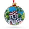 thumbnail image 1 of Temple of Literature & National University, Hanoi, Vietnam Glass Ball Christmas Ornament 4 Inches, 1 of 5