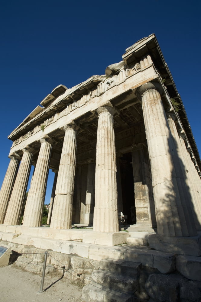 Temple of hephaestus in ancient agora of athensAthens greece Canvas Art - Daniel Alexander Design Pics (12 x 19)