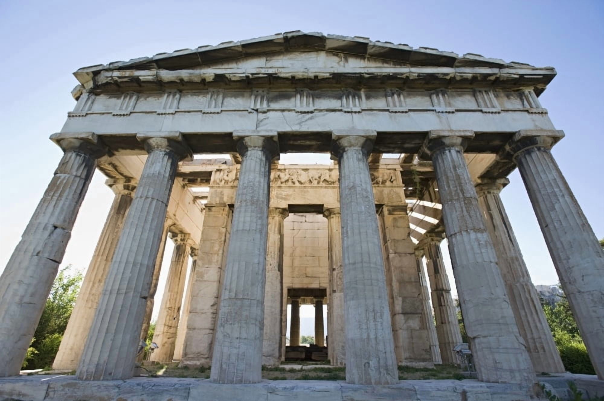 Temple of hephaestus in ancient agora of athensAthens greece Canvas Art - Daniel Alexander Design Pics (19 x 12)