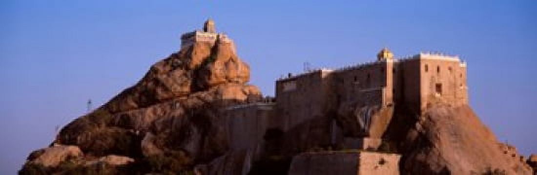 Temple on cliff Rockfort Ucchi Pillayar Temple Tiruchirapalli Tamil Nadu India Canvas Art - Panoramic Images (36 x 12)