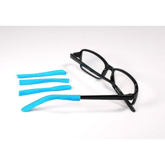 Templesox Anti-Slip Soft Eyeglass Temple Tip Sleeves Comfort for Men, Women & Kids - 2 Pairs