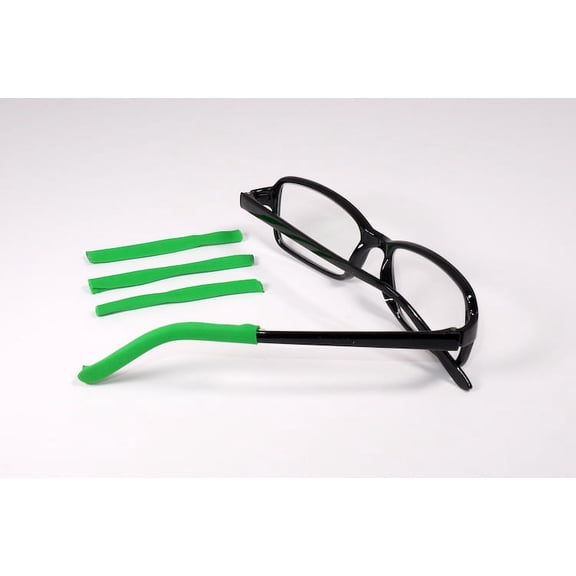 Templesox Anti-Slip Soft Eyeglass Temple Tip Sleeves Comfort for Men, Women & Kids - 2 Pairs