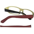 thumbnail image 1 of Templesox Eyewear Sleeves Glasses Frame Arm Protector Sleeves for Men & Women, Burgundy Small, 1 of 3