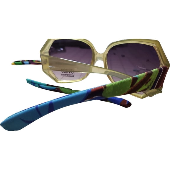 Templesox Eyewear Sleeves Glasses Frame Arm Protector Sleeves for Men & Women, Rainforest Large