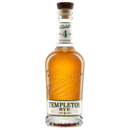 Templeton 4 Year Rye Whiskey, 750 ml Bottle, 40% ABV