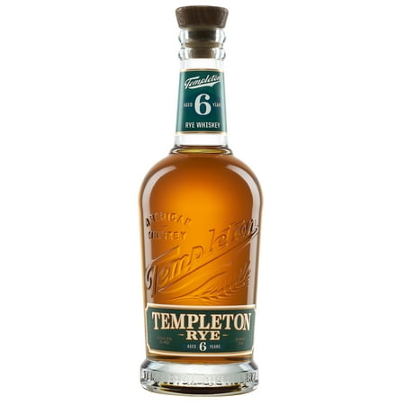 Templeton 6 Year Rye Whiskey, 750 ml Bottle, 45.75% ABV