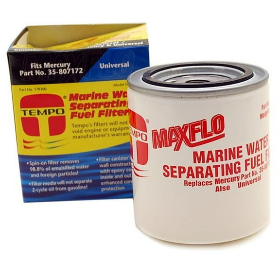 Tempo Boat Fuel Filter MF11 170100 | Water Separating 35-60494-1