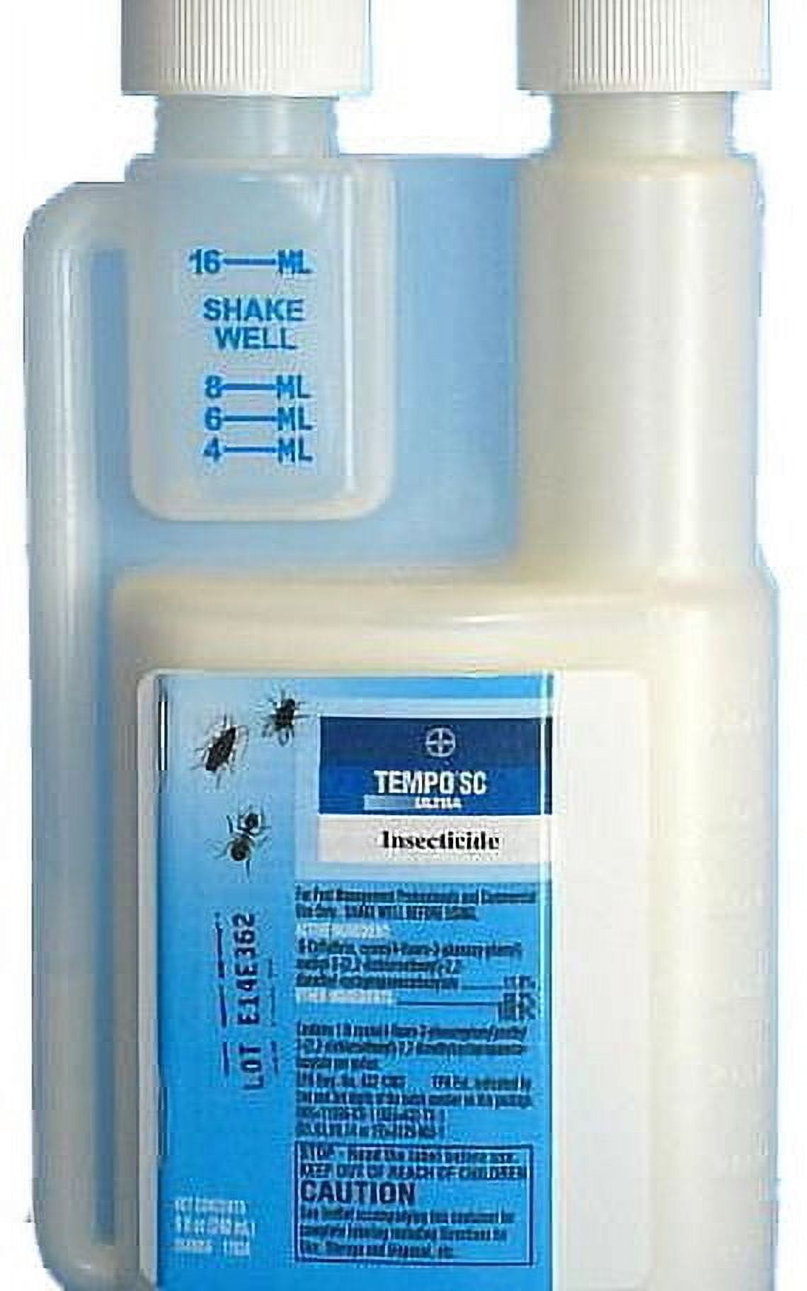 Tempo Ultra SC 240 ML (812 oz) Multi Use Pest Control Insecticide Spiders Bedbugs Roaches Silverfish etc