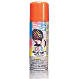 Temporary Colored Hair Spray Orange