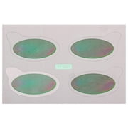 Temporary Eye Tattoos Holographic Glitter Cat Ear Shape Eye Decals for Rave Festival Party Eye Makeup Accessories
