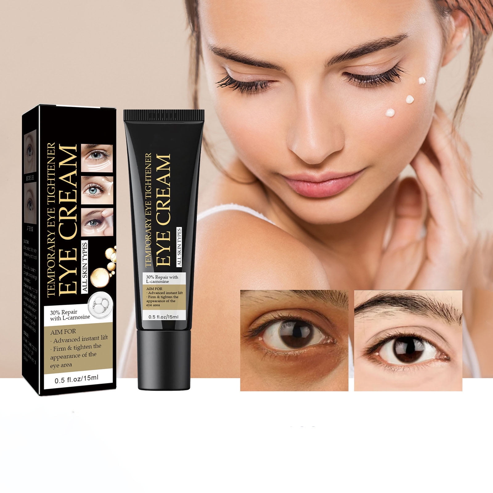 Temporary Eye Tightener Eye Cream/Serum, Instant Reduces UnderEye Bags