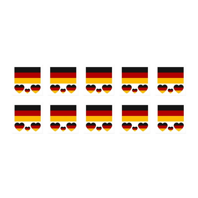 Temporary Face Tattoos Stickers, Germany Flag Stickers for The 2024
