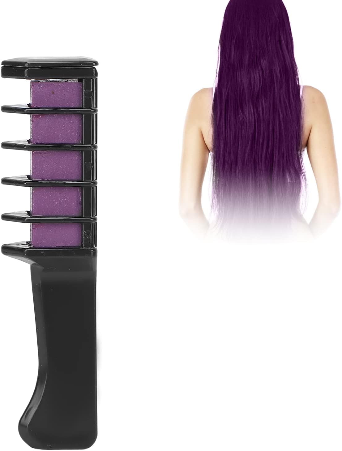 Temporary Hair Chalk Comb, Portable Disposable Easy Operation Hair