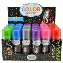 Temporary Hair Color Spray Case (24 Cans) - 6 Colors