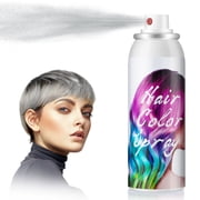 Flaremore Temporary Hair Color Spray, Gray Hair Dye Wax Root Cover up Washable Styling Pomades for Men Women Youth, All Day Hold