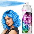 thumbnail image 1 of Temporary Hair Color Wax Blue Hair Spray Temporary for Youth Kids Adult,for Party Cosplay DIY Root Touch-Up Washable All Day Hold, 1 of 9