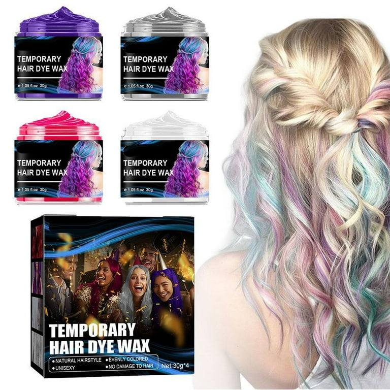 Ficarrico Washable Dye Temporary Hair Color Wax - Walmart.com