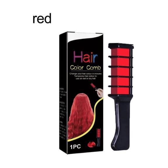 Temporary Hair Comb for Gentle Scalp Massage and Effortless Color Change Without Damage