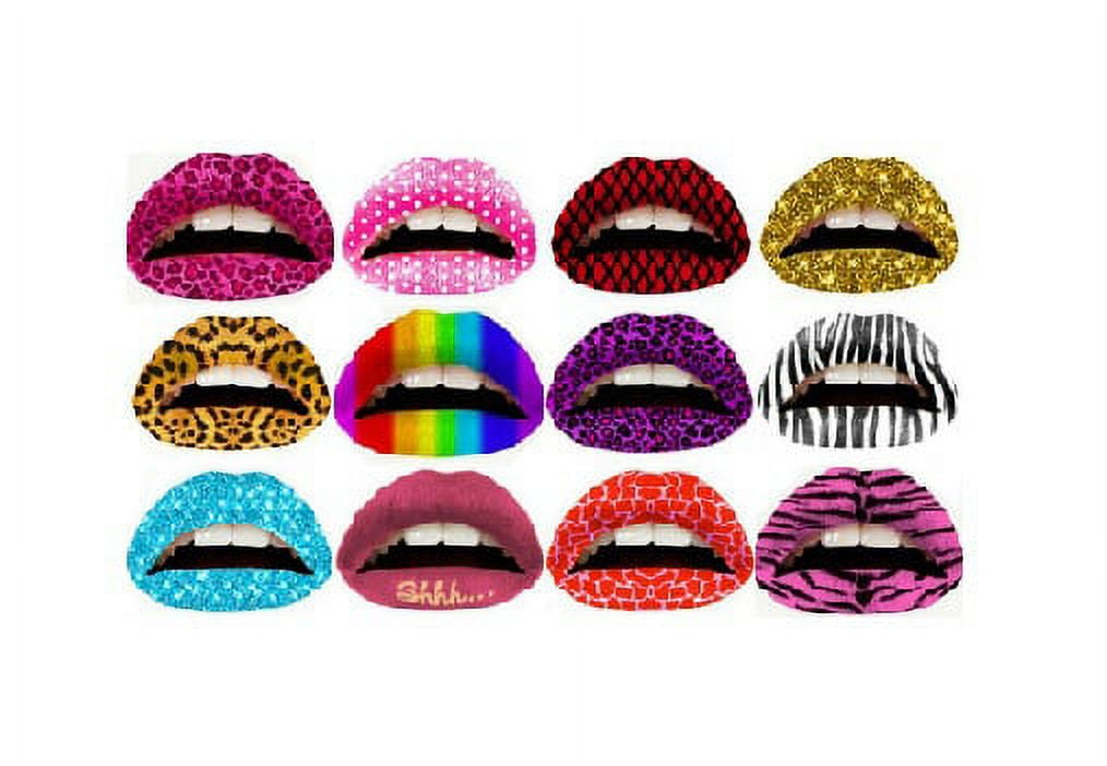 Temporary Lip Tattoo Option 1