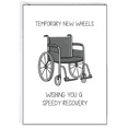 thumbnail image 1 of Temporary New Wheels Get Well Soon Card, 1 of 2
