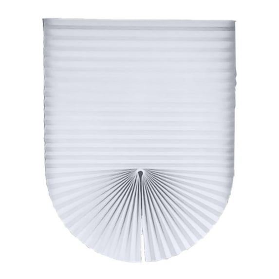 Temporary Pleated Window Blinds, Light Filtering Cordless No-Drill Shades, Stick-On Adjustable Paper Blinds for Privacy & UV Protection, Easy to Cut & Install in Nursery Bedroom Bathroom