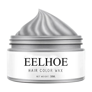 Temporary Silver Gray Hair Spray Color, Luxury Coloring Mud Grey Hair Dye Wax, Washable Treatment with All Day Hold, Non-Greasy Matte Hairstyle for Party, Cosplay, Clearance Under $5.00