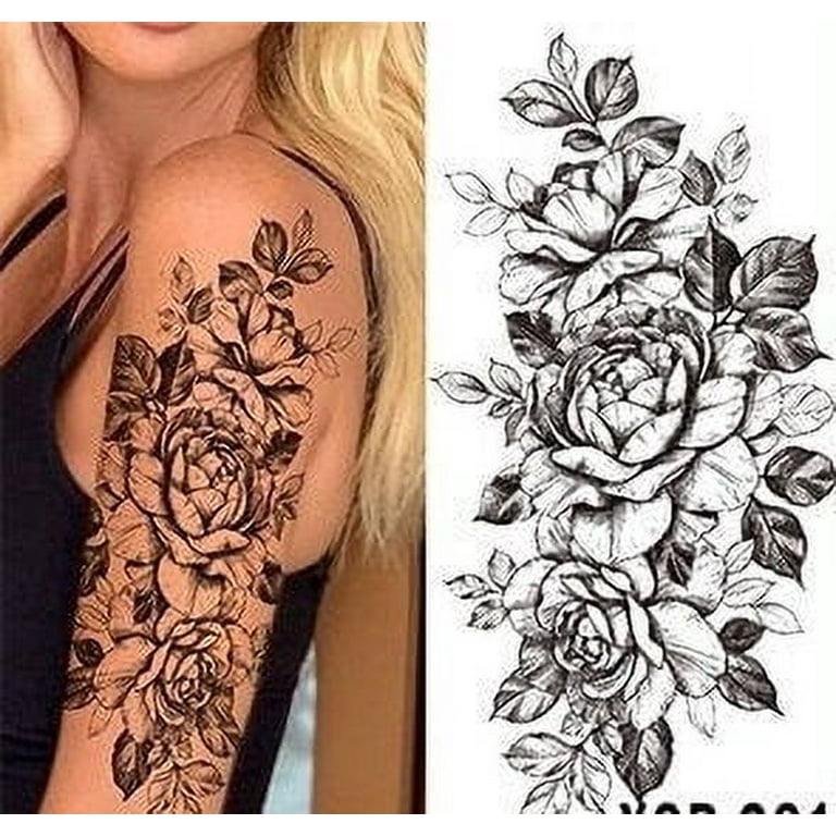 Temporary Tattoo Beautiful Art Vintage Party Body Women Design