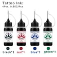 thumbnail image 1 of Temporary Tattoo Kit Temporary Tattoo Ink with 33Pcs Tattoo Stencils Bottled Ink Body Art Paint DIY Fake Tattoos for Women Kids Men, 1 of 4
