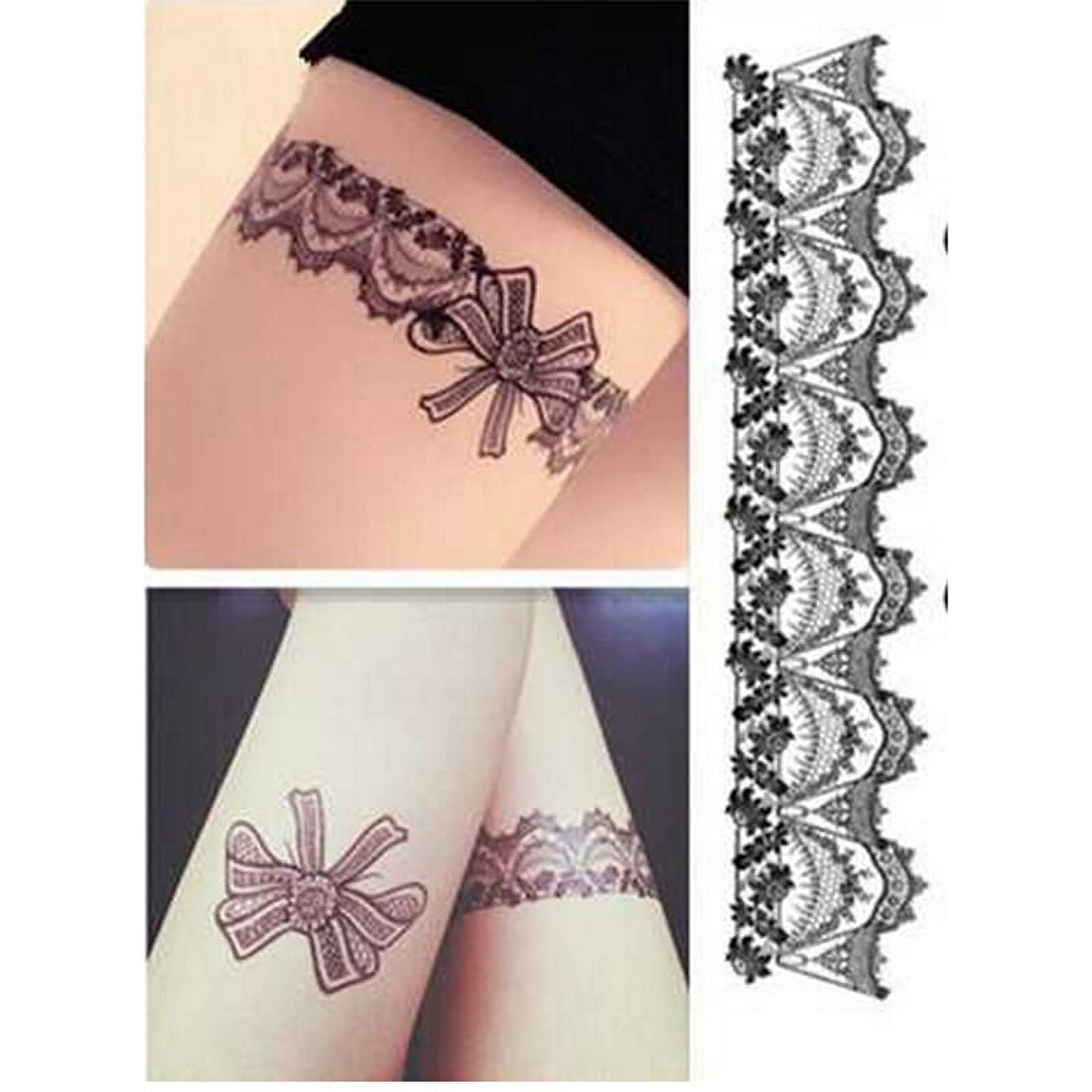 Temporary Tattoo Tattoo Leg Portion ...
