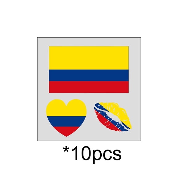 Temporary Tattoos National Flag Designs for Soccer and Football Fans, Perfect for Game Day Viewing Parties, Themed Celebrations, and Bar Decoration with Easy Application and Removal
