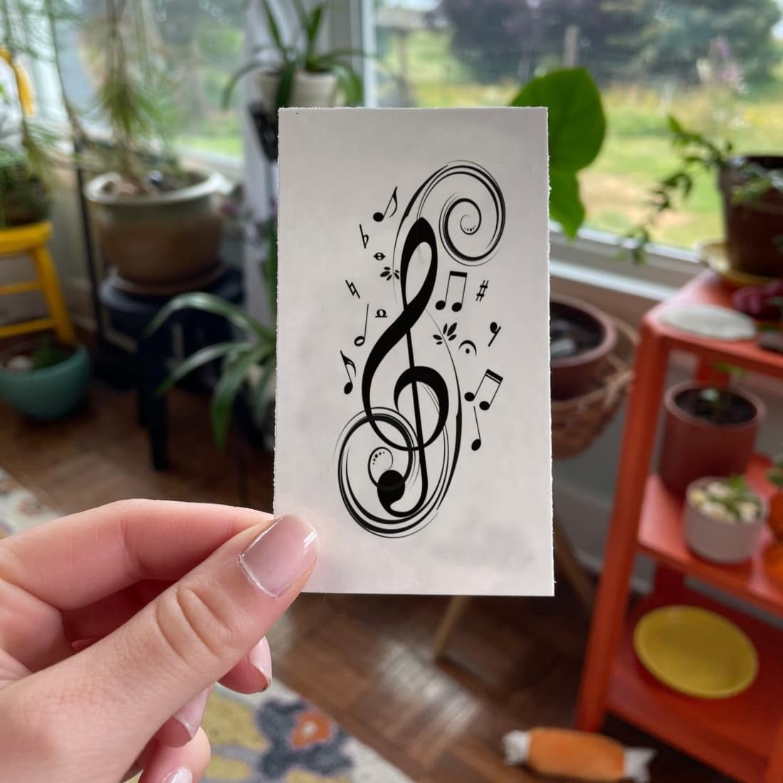Temporary Tattoowala Music Sign Temporary Tattoo For Male And Female ...