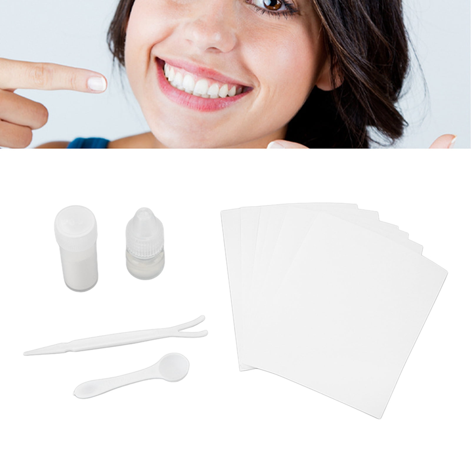 Temporary Teeth Replacement Kit, Safe Comfortable Easy Operation