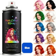 Temporay Hair Color Spray, Blue - Instant Hair Color Dye, Washable Hair Dye Spray for Women Men Kids Party DIY Cosplay ,120ml/4.22floz