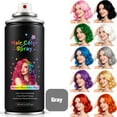 thumbnail image 1 of Temporay Hair Color Spray, Gray - Instant Hair Color Dye, Washable Hair Dye Spray for Women Men Kids Party DIY Cosplay ,120ml/4.22floz, 1 of 10