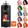 thumbnail image 1 of Temporay Hair Color Spray, Orange Red - Instant Hair Color Dye, Washable Hair Dye Spray for Women Men Kids Party DIY Cosplay, 120ml/4.22floz, 1 of 10