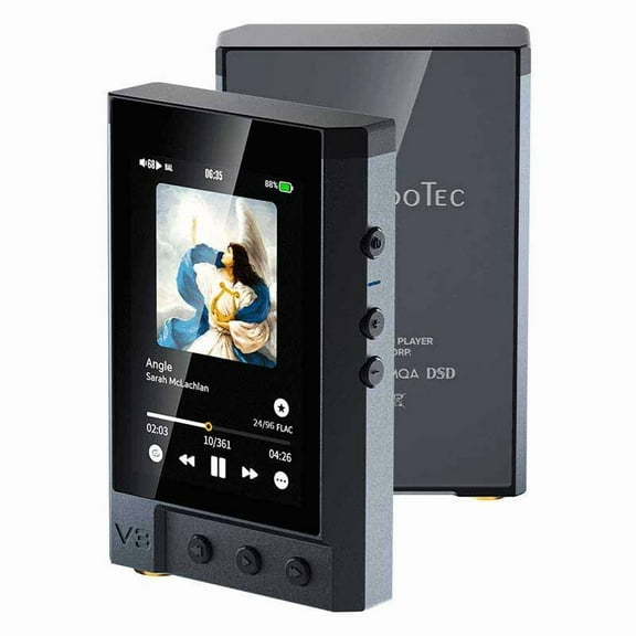 Tempotec V3-D Bluetooth Hifi Portable Decoding Earphone Digital Audio Player, Black, New, 1 Count