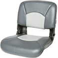 thumbnail image 1 of All Weather High Back Boat Seat Charcoal Gray Cushion, 1 of 5